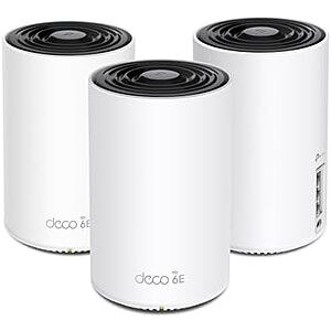 $197.99* | 3-Pk TP-Link Deco XE75 AXE5400 Tri-Band WiFi 6E Mesh System + 15% Back w/ Prime Visa Card at Amazon ($66 each)